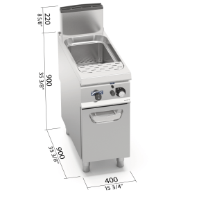 CUECEPASTAS GAS S900 MOD. SG9CP40