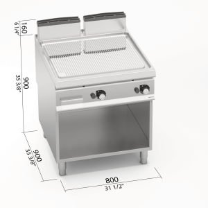 FRYTOP GAS S900 MOD. SG9FR8M-2/CPD