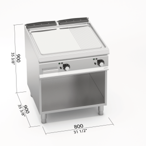 FRYTOP ELE S900 MOD. SE9FM8MP-2/CPD