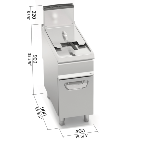 FREIDORA A GAS 20L. S900 MOD. S9GL20M