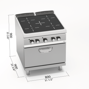 VITROCERAMICA+HORNO S900 MOD. SE9P4P/VTR+FE2