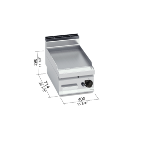 FRYTOP 700 MOD. G7FL4B "FE GAS SOBREMESA"
