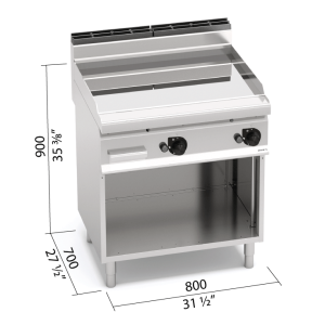 FRYTOP 700 MOD. G7FL8M-2/CPD "COMPOUD GAS"