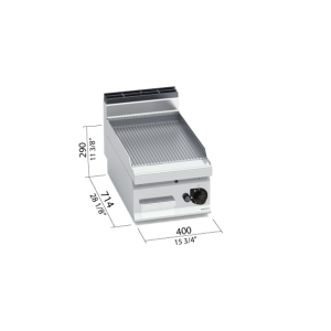 FRYTOP 700 MOD. G7FR4B "FE GAS SOBREMESA"
