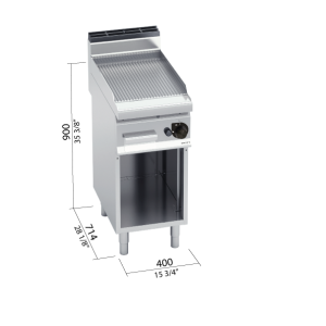 FRYTOP 700 MOD.G7FR4M  "FE GAS "