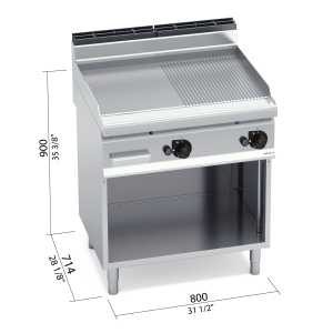 FRYTOP 700 MOD. G7FM8M-2 " FE GAS L/R"
