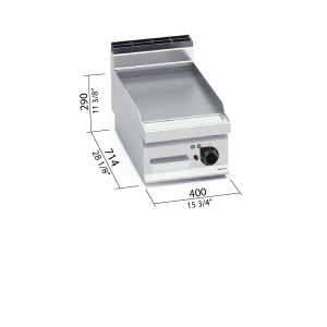 FRYTOP 700 MOD. E7FL4BP "FE ELEC. SOBREMESA"
