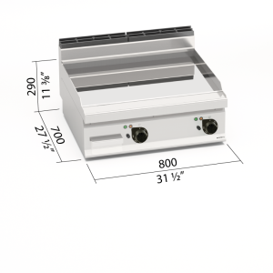FRYTOP 700 MOD. E7FL8BP-2/CPD "COMPOUND ELEC."