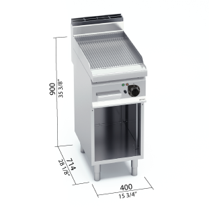 FRYTOP 700 MOD. E7FR4MP "FE ELEC. CON MUEBLE"