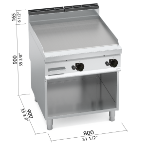FRYTOP 900 MOD. G9FL8M-2/CPD "COMPUND GAS"