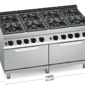 COCINA 900 POT. G9F8P+2FG "8F+2H  2/1 GAS"