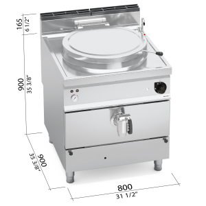 MARMITA 900 MOD. G9P10I  "100L/S. GAS"