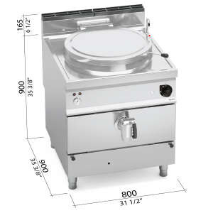 MARMITA 900 MOD. G9P10I  "100L/S. GAS"