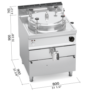 MARMITA 900 MOD. G9P10IA AUTOCLAVE  "100L/S. GAS"