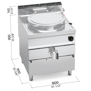 MARMITA DIRECTA 900 MOD. G9P10D "100L. GAS"