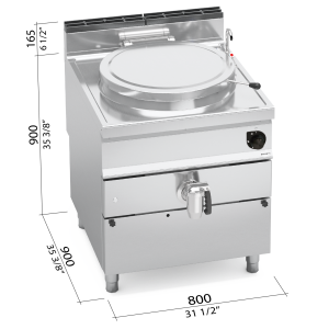 MARMITA DIRECTA 900 MOD. G9P10D "100L. GAS"