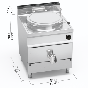 MARMITA DIRECTA 900 MOD. G9P15D "150L. GAS"