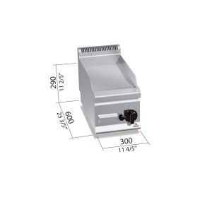 FRYTOP 600 MOD. G6FL3B "FE GAS"